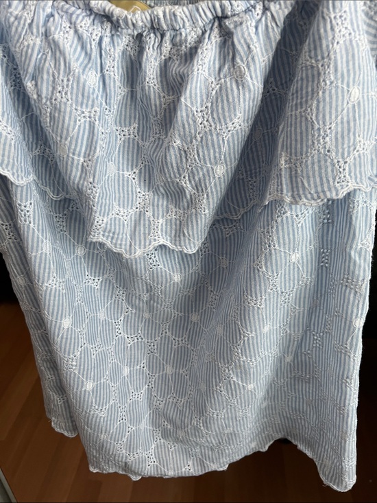 R 1893 Tops - Light blue off the shoulder top